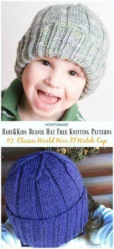 Fuzzy Wool Blend Beanie - Spacecraft Outfitter Beanie Hat Toddler Hat Pattern, Child Hat Knitting Pattern, Daisy Hat, Tiny Hat, Swirl Hat, Kids Hats Patterns, Baby Hat Knitting Patterns Free, Girls Beanie, Boys Knitting Patterns Free