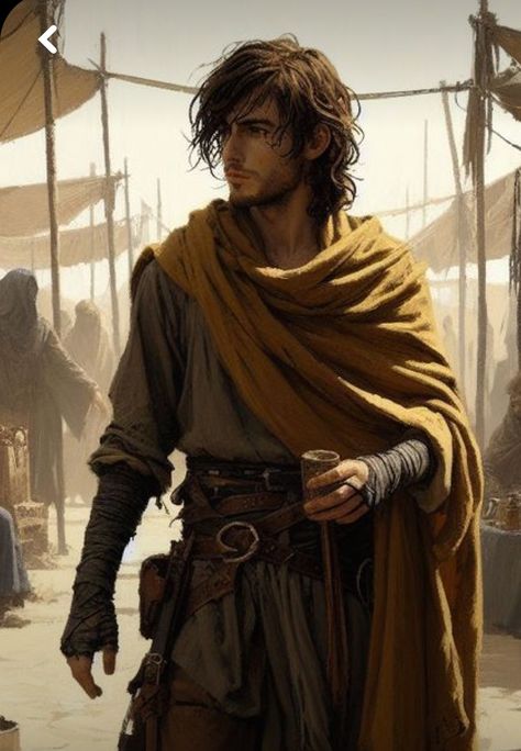 Dnd Pirate Art, Healing Factor, Desert Clothing, Fantasy Adventurer, Pirate Art, Desert Fashion, Fantasy Male, Fantasy Warrior, Character Design Male