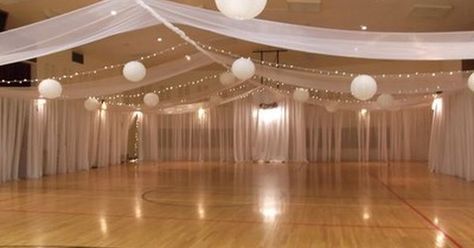 Reception Ceiling, Wedding Reception Rooms, Rustic Wedding Decorations, Lds Wedding, Prom Decor, Wedding On A Budget, בר מצווה, Reception Hall, Prom Ideas