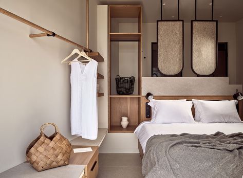 Yoma Cove Suites | Urban Soul Project | Archinect Suite Bedroom, Zakynthos Greece, Hotel Room Design, Material Palette, Private Patio, Hotel Design, Bedroom Suite, Two Bedroom, B & B