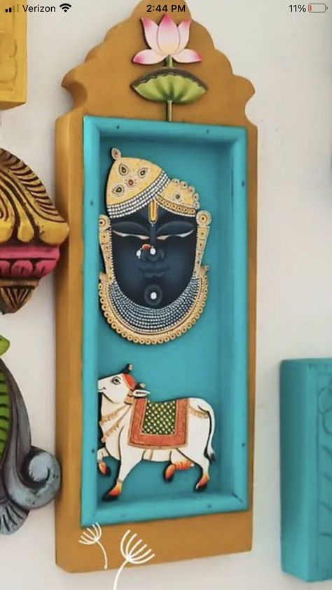 Mdf Jharokha Painting, Jharokha Painting, Mdf Projects, Pattachitra Art, Up Cycling Ideas, Lipan Art, Diy Photo Display, Advertising Inspiration, Mdf Painting