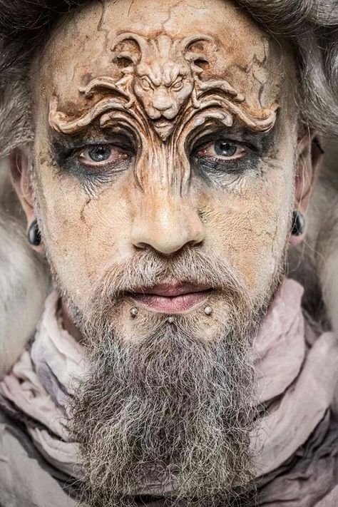 Beautiful prosthetic Fantasy Make-up, Spfx Makeup, Prosthetic Makeup, Movie Makeup, Special Makeup, Special Fx Makeup, Theatrical Makeup, Character Makeup, Special Effects Makeup