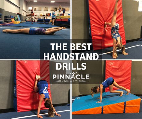 Gymnastics Classes For Kids, Gymnastic Classes, Preschool Gymnastics Lesson Plans, Handstand Drills, Gymnastics Levels, Gymnastics Handstand, Gymnastics At Home, Toddler Gymnastics, Gymnastics Lessons