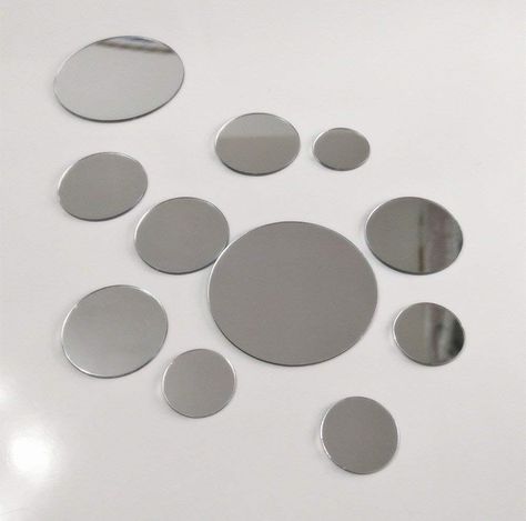 Amazon.com: 50PCS Mix Sizes DIY Mirror Wall Sticker Mini Removable Round Acrylic Mirror Decor,Small Circle Mirror Sticker For DIY Craft& Scrapbooking Accessory Home Decoration (Silver): Home & Kitchen Stick On Mirrors, Tiny Circle Mirrors, Small Round Mirror Decor Ideas Living Room, Small Round Mirrors On Wall, Small Mirrors On Wall, Mini Mirror Wall Decor, Small Round Mirror, Circle Mirrors, Mini Mirror