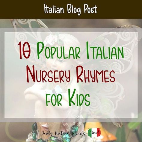 Daily Italian Words on Instagram: “In this article, you’ll find ten of the most popular nursery rhymes that Italians sing to their children, along with the lyrics, English…” Italian Nursery, Italian Poems, Baby Book Quotes, Rhymes Lyrics, Nursery Rhymes Lyrics, Italian Baby Names, Italian Night, Lyrics English, Songs For Toddlers