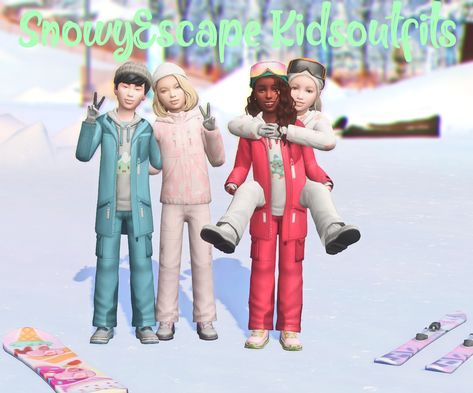 Sims 4 Cc Maxis, Sims 4 Cc Maxis Match, Snowy Escape, Sims 4 Maxis Match, Maxis Match Cc, Sims 4 Children, Cc Finds, Sims 4 Cc, Maxis Match