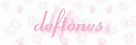 Deftones Pink Aesthetic, Pink Banners Discord, Pink Deftones, Deftones Banner, Cutecore Banner, Band Banners, Banners Discord, Cute Headers For Twitter, Silly Bands