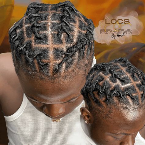 Men’s Starter Loc Styles, Starter Locs Styles Barrel Twist, Starter Locs Barrel Twist Men, Starter Locs Styles For Men, Barrel Twist Short Locs, Barrel Twist Starter Locs, Barrel Braids On Locs Men, Male Loc Styles Medium, Starter Locs Barrel Twist