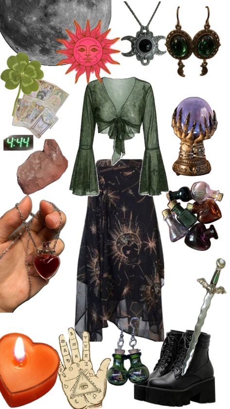 Earthy Goth, Witch Core Outfits, Witch Aesthetic Outfit, Witchy Outfits, Ren Faire Outfits, Hippie Goth, Earthy Style, Earthy Outfits, Witchy Fashion