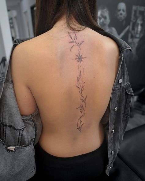 serpent | One of my favourite spine designs. Definitely keen to do more fine line Ornamental designs #tattoo #tattooartist #tattooart… | Instagram Spine Tattoos For Women Ornamental, Ornamental Spine Tattoos, Work Tattoo, Spine Tattoos For Women, Spine Tattoo, Line Work Tattoo, Spine Tattoos, Fine Line Tattoos, Blackwork Tattoo