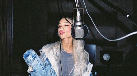 Sweetener Era, Ariana Grande, Jean Jacket, A Woman