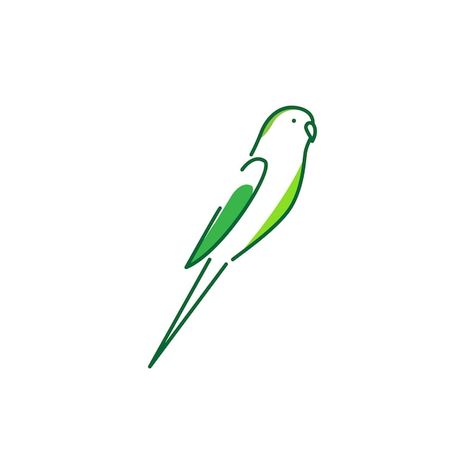 Parrot Minimalist Tattoo, Small Parakeet Tattoo, Parakeet Tattoo Design, Tiny Parrot Tattoo, Green Parrot Tattoo, Parrot Line Art, Parakeet Tattoo, Parakeet Drawing, Parrot Illustration