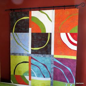 The Quilting Edge: Wonky Curves Tutorial Improv Quilting, Colorful Quilt, Abstract Quilt, Quilt Modernen, Circle Quilts, Quilt Festival, Contemporary Quilts, Wall Quilts, Quilting Techniques