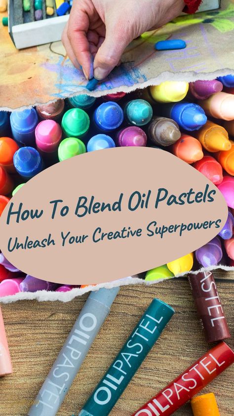 Oil pastels are a unique medium to work with since they can be used both on their own and in combination with other materials. They also offer a wide variety of colors that allow for more detailed illustrations, but what if you want to blend the oil pastels? In this guide, we will discuss how to blend oil pastels so that you can do your next project easily and beautifully. Blend Oil Pastels, How To Use Pastels, Oil Pastel Techniques, Oil Pastel Colours, Let's Make Art, Mixed Media Crafts, Oil Pastel Paintings, Oil Pastel Art, Oil Pastel Drawings