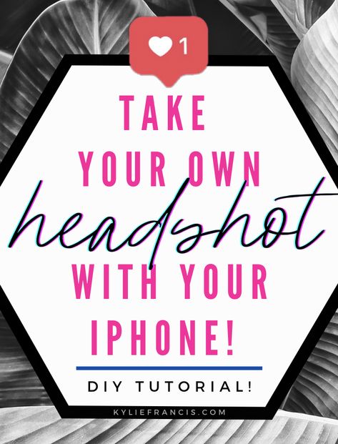 learn how to take a professional headshot with iphone and no equipment DIY training video How To Take A Professional Headshot With An Iphone, Blog Profile Picture Ideas, Iphone Headshots How To Take, Taking Professional Headshots, At Home Professional Headshots, Diy Professional Headshots At Home, Diy Head Shots At Home, How To Take Professional Headshots Iphone, Diy Headshots At Home