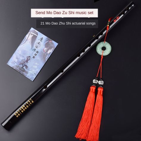 Flute Accessories, Grandmaster Of Demonic Cultivation, Cheap Costumes, Big River, Mo Dao Zu Shi, Demonic Cultivation, Cosplay Accessories, Hot Anime, Cosplay Props