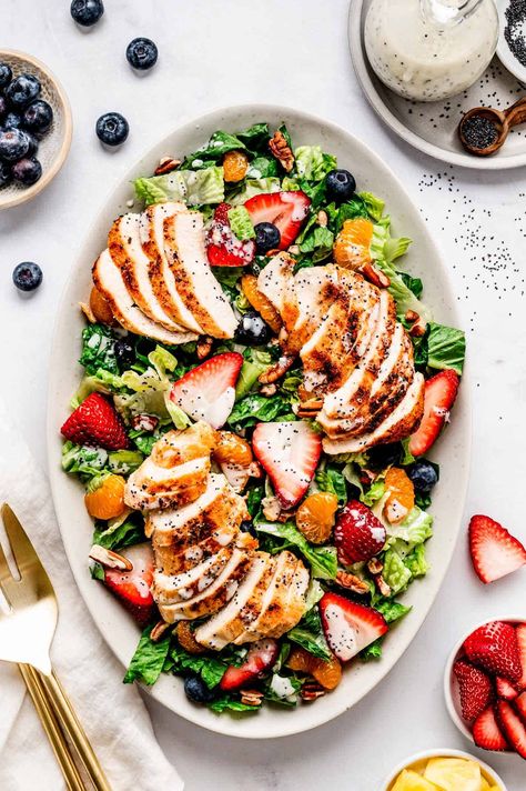 Copycat Panera Strawberry Poppyseed, Panera Salad Recipes, Panera Salads, Strawberry Salad With Poppyseed Dressing, Panera Strawberry Poppyseed Salad, Panera Copycat Recipes, Poppyseed Salad Dressing, Strawberry Poppyseed Salad, Copycat Panera Bread