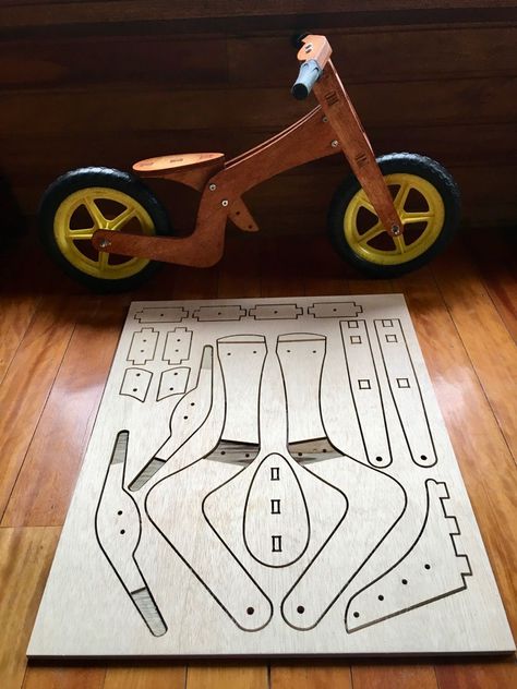 Wooden Balance Bike, Cleaning Furniture, Wooden Toys Design, Wood Bike, Fabric Couch, Wooden Things, Making Wooden Toys, Wood Toys Plans, Couch Diy