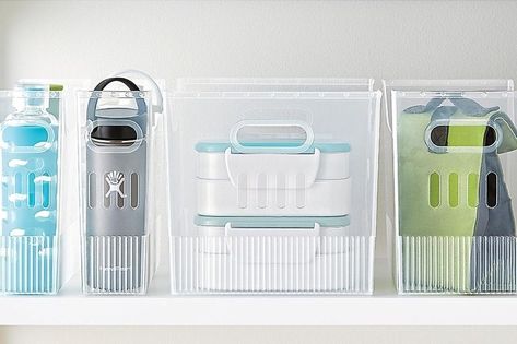 'Tis the season to get organized, and we have just the gal to help! Carrie Peeples, owner of Neatsmart, weighs in on her top five tips for getting your home in order for spring. Pantry Bin, Pantry Organizers, Organizing Hacks, Binder Organization, The Container Store, Kitchen Bin, Plastic Bins, Paper Storage, Pantry Storage