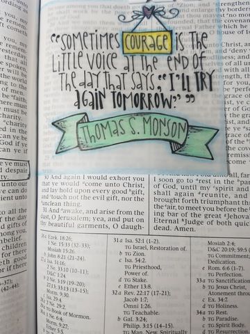 Lds Scripture Study Journal, Kjv Quotes, Book Of Mormon Journaling, Scripture Study Journal, Scripture Stickers, Scripture Marking, Book Of Mormon Scriptures, Scripture Study Lds, Scripture Art Journaling