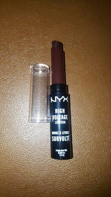 Traded..NYX High Voltage Lipstick in shade "Dahlia", swatched once! Nyx High Voltage Lipstick, High Voltage, Nyx, Dahlia, Like Button, Makeup, Pinterest Likes, Beauty, Pins