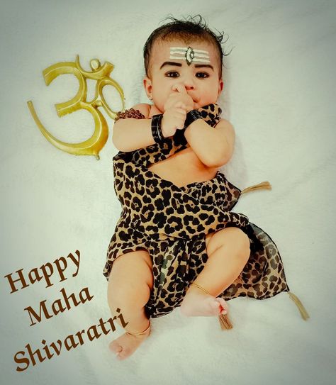 Shivaratri Special Baby photoshoot Shivji Baby Photoshoot, Shivaratri Baby Photoshoot, Favourite List, Happy Maha Shivaratri, Photoshoot Boy, Maha Shivaratri, Baby Boy Decorations, Monthly Pictures, Monthly Baby Pictures