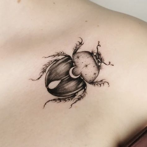 Scarab Beetle Tattoo, Tatoo Styles, Amazing 3d Tattoos, Beetle Tattoo, Insect Tattoo, Bug Tattoo, Special Tattoos, Mother Tattoos, Leg Tattoos Women