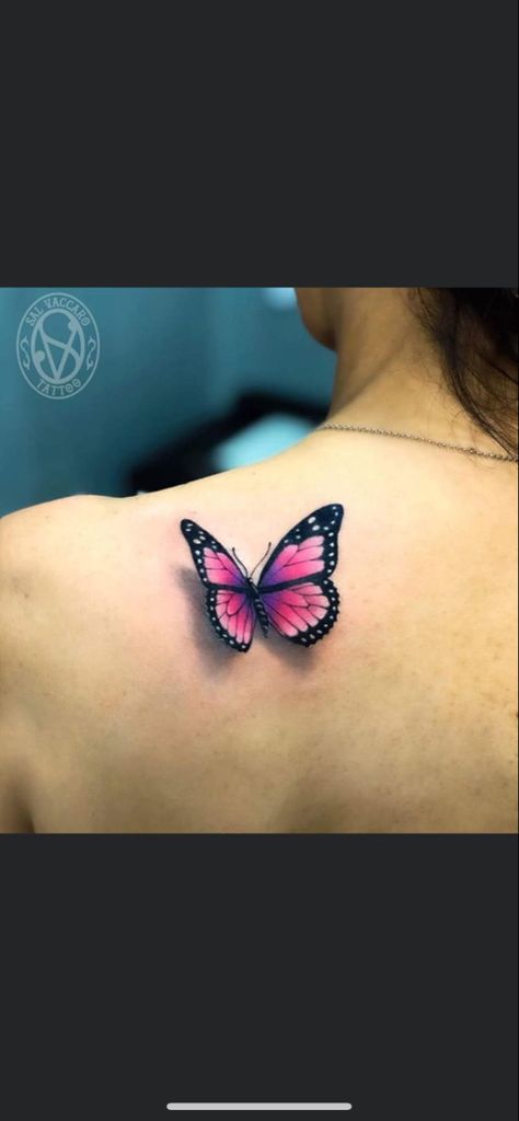 Purple And Pink Butterfly Tattoo, Ombre Butterfly Tattoo, Pink Ribbon Butterfly Tattoo, Realistic Butterfly Tattoo Designs, Pink Butterfly Tattoo, Wrist Tats, Yellow Butterfly Tattoo, Realistic Butterfly Tattoo, Purple Butterfly Tattoo