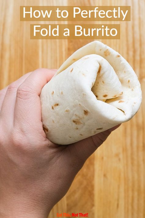 Fold A Burrito How To Wrap, Best Homemade Burritos, Burrito Easy Recipe, Wrap A Burrito How To, How To Roll Burrito How To Wrap, Home Made Burrito, Homemade Burritos Chicken, Burrito Tortilla Recipe, Folding Burritos How To Wrap