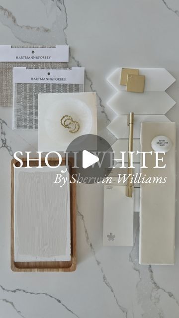 Tara Nelson on Instagram: "Shoji White by Sherwin Williams🤍  Stylish. Versatile. Timeless. Say hello to this soft and warm neutral color that some call creamy white and some call light greige. I just call it fabulous!  If you’ve been following along, you know I love a good creamy white paint and this color by @sherwinwilliams is all that!   This color looks creamy white in full natural light but becomes a lovely creamy gray in a filtered light. It has the slightest green undertone (and I mean slightest)! It plays well with almost every other color from a crisp white (SW Pure White) to a dark moody gray/black (SW Iron Ore).   This paint color is the perfect choice for an open floor plan living spaces, interior trim, and cabinetry. However, it is my personal favorite on exteriors. Shoji Whi Shoji White Bathroom, Sw Shoji White Walls, Shoji White Coordinating Colors, Shoji White Sherwin Williams, Sw Iron Ore, Sherwin Williams Shoji White, Sw Pure White, Creamy White Paint, Lakehouse Ideas