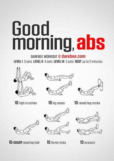 Morning Workouts Morning Workout At Home, Morning Ab Workouts, Daily Ab Workout, Leg And Ab Workout, Quick Ab Workout, Quick Morning Workout, Good Mornings Exercise, Quick Abs, Morning Workout Routine