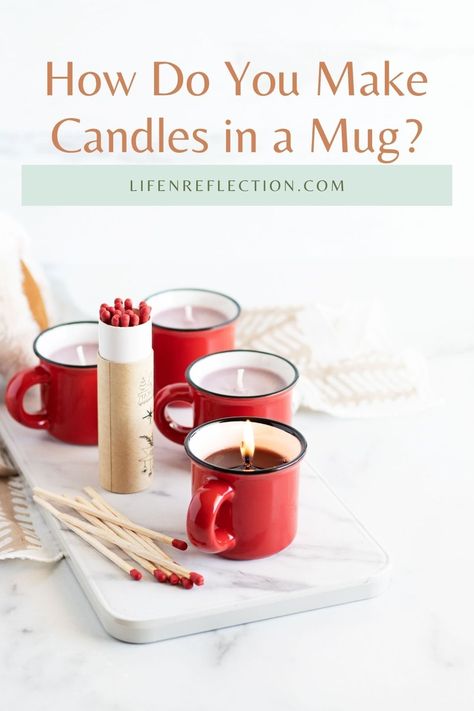 Diy Peppermint Candle, Candle Humor, Homemade Christmas Candles, Hot Chocolate Candle, Diy Candle Gift, Peppermint Candle, Diy Food Candles, Color Candles, Peppermint Candles