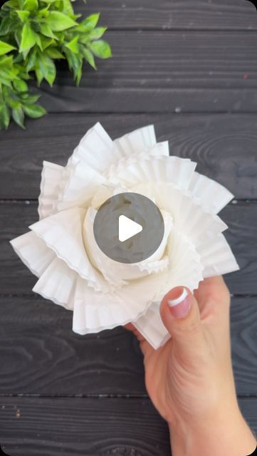 31K likes, 107 comments - origami.studio.diy le August 14, 2024: "Create Gorgeous Paper Flowers with Just Cupcake Liners! #craft #easycrafts #tutorial #diy #papercraft #paper #paperflower #fyp #fypシ". Flowers Made With Cupcake Liners, Flowers From Cupcake Liners, Napkin Crafts Ideas, Cupcake Paper Flowers, Cupcake Paper Crafts, Simple Paper Flowers, Cupcake Liner Crafts, Cupcake Liner Flowers, Studio Diy