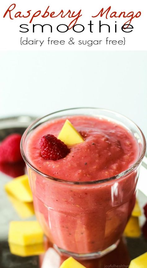 Yogurt Free Smoothies, Mango Smoothie Recipes, Dairy Free Smoothies, Smoothie Fruit, Smoothie King, Raspberry Smoothie, Pineapple Smoothie, Green Smoothies, Mango Smoothie