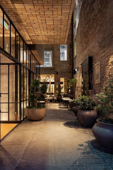 The Hotel Britomart by Crittall Arnold | ArchiPro NZ Hotel Britomart, Mountain Resort Design, Framed Windows, 70s House, Warehouse Home, Rough Luxe, Warehouse Design, Hotel Concept, Architecture Design Drawing