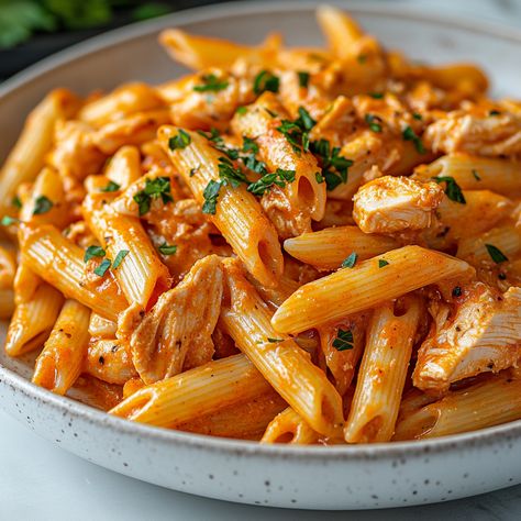 Crockpot Chicken Penne High Protein Dishes, Chicken Penne, Easy To Make Dinners, Dinner At Home, Crockpot Chicken, Popular Recipes, Main Course, Slow Cooker Recipes, Food Print