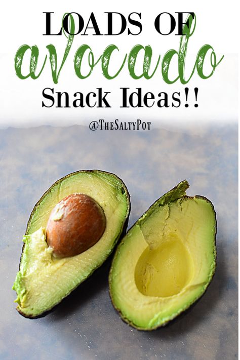 LOOKING FOR UNIQUE AVOCADO SNACK RECIPES??? Look no further! There's recipes for savory snacks and sweet snacks and everything in between! These snack ideas are unique because it's not just guacamole!! #thesaltypot #recipeswithavocados #avocados #snackrecipes #snackideas #avocadorecipes Avacado Snacks, Avocado Foods, Avocado Snack Recipes, Avocado Snack, Avocado Cookies, Avocado Chocolate Pudding, Avocado Pudding, Avocado Fries, Baked Avocado