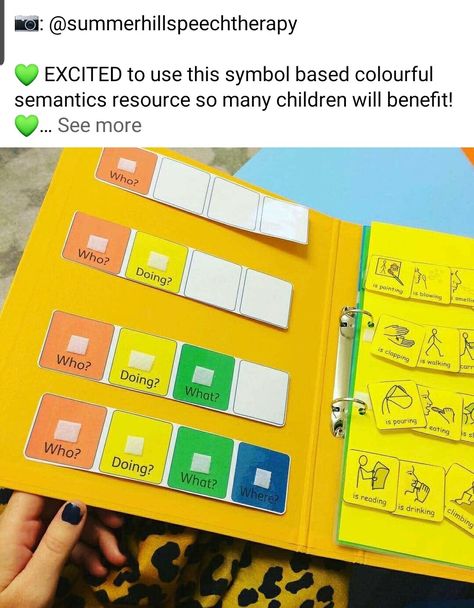 Colourful Semantics Resources Free, Speech Language Pathology Grad School, Eal Resources, Colourful Semantics, Asd Classroom, Eyfs Classroom, Esl Teaching Resources, Speech Therapy Games, English Teaching Resources