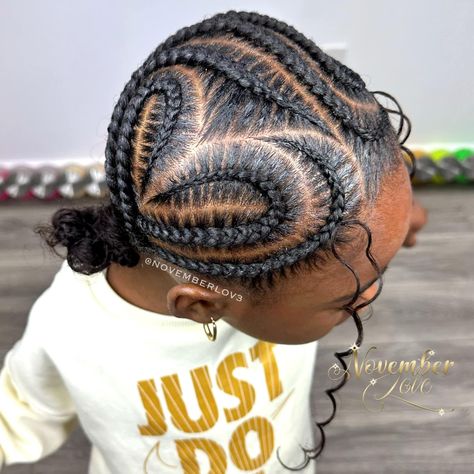 Kid Braid Styles Black Children Hair, Hairstyles For 7 Year Girl Black, Hairstyles For 11 Year Girl Black, Braided Styles With Beads, Natural Braided Hairstyles For Kids, Quick Braided Hairstyles For Black Kids, Kids Goddess Braids, Kids Back To School Hairstyles Black, Hair Styles For 10 Year Girl Black