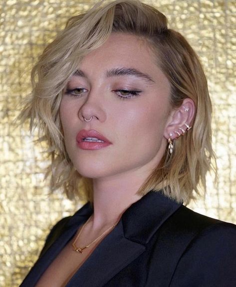 Browned Butter, Florence Pugh, Butter Cake, Florence, Frosting, Short Hair, Piercings, Butter, Cake