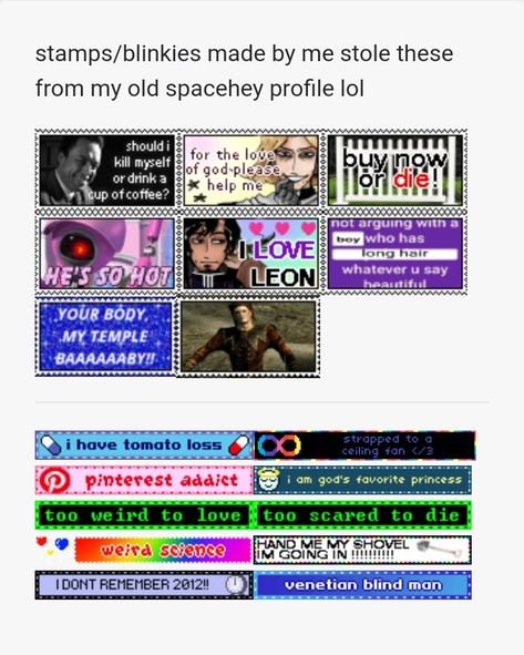 Blinkies For Spacehey, Blinkies Website, Spacehey Blinkies, Scene Usernames, Everskies Profile Layout Ideas, What Year Is It, Cute Text Symbols, Pixel Font, Rentry Inspo