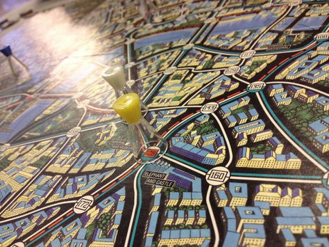 Scotland Yard Scotland Yard, Board Game Geek, Yard Games, Board Games, City Photo, Scotland, Geek Stuff, Yard, Map