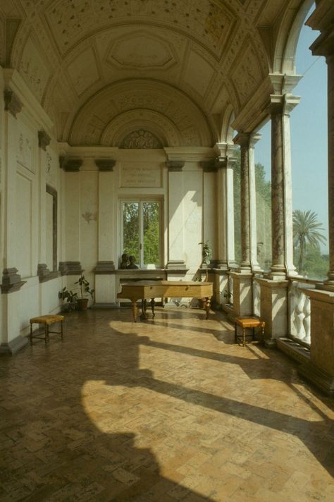 Villa Lante in Lazio, Italy French Villa Aesthetic, Italian Villa Architecture, European Villa Interior, Italian Villa Living Room, Italy House Interior, Old Italian Villa, Italy Mansion, Italian Villa Interior, Villa Aesthetic