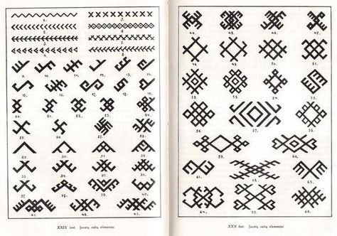 ornamentai Croatian Tattoo, Berber Tattoo, Pagan Symbols, Tablet Weaving, Symbols And Meanings, Viking Art, Ethnic Art, Symbolic Tattoos, Glyphs