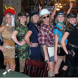 The Village People Village People Costume, Celeb Halloween Costumes, Celeb Halloween, Zombie Couple Costume, The Village People, Epic Halloween Costumes, Macy Gray, Food Costumes, Upstairs Loft