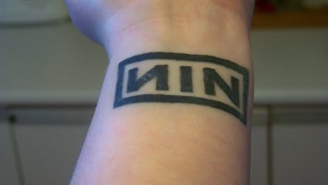 Nine inch nails <3 Nin Tattoo, Nine Inch Nails Tattoo, Misery Loves Company, Nine Inch Nails, Nine Inch, Body Is A Temple, Nail Tattoo, Inked Babes, Pretty Photos