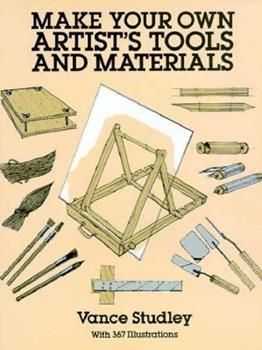 Buy a cheap copy of Make Your Own Artist's Tools and... book by Vance Studley. With this detailed, lavishly illustrated guidebook, artists can learn to make the tools, materials and equipment essential to create artworks of many different... Free Shipping on all orders over $15. Art Tools Illustration, Temari Ball, Art Masterpieces, Art Studio Room, Artist Easel, Craft Books, Dover Publications, Woodworking Patterns, Leaf Drawing