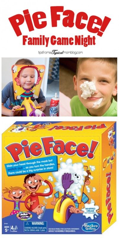 Pie Face Game~ Another fun game for family game night! #PieFace #IC #ad Better Than Salt Dough, Pie Face Game, Pie In The Face, Game Night Food, Birthday Games For Kids, Tea Party Games, Games Outdoor, Teaching Crafts, New Year's Games