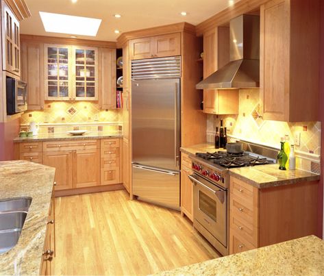 Angled Refrigerator, Corner Refrigerator Ideas, Corner Fridge In Kitchen, Corner Refrigerator, Corner Fridge, Kitchen Cabinets Design Layout, Colonial Kitchen Remodel, Tiny Kitchen Remodel, Condo Kitchen Remodel