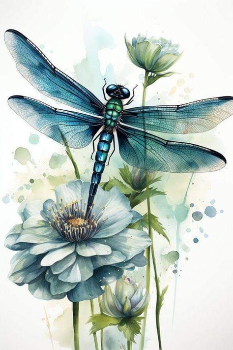 Dragonfly Paintings, Dragonfly Artwork, Art Dragonfly, Dragonfly Painting, Dragon Flies, Dragonfly Art, Green Dragon, Light Painting, Dragonflies